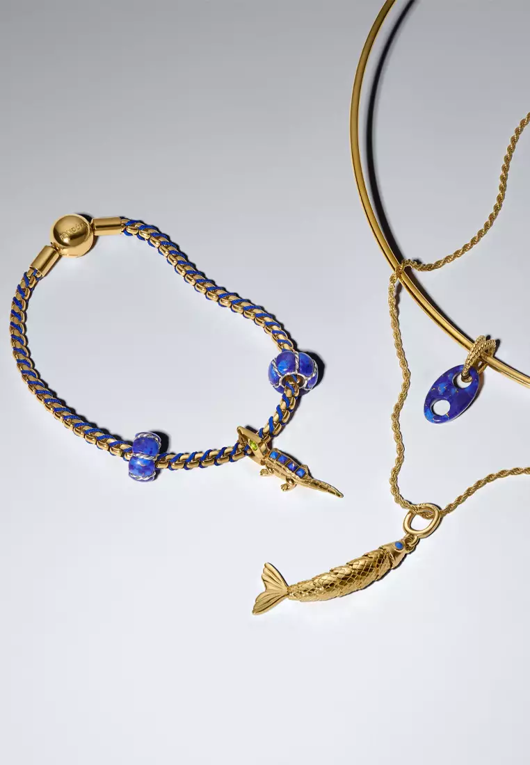 特価 Pandora Articulated Fish Dangle charm Buy PANDORA Pandora 14K Gold Plated Articulated Fish Dangle Charm