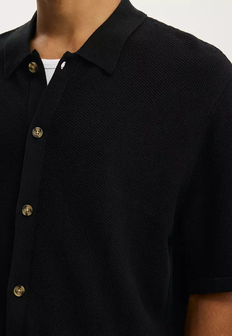 Box Fit Knit Shirt