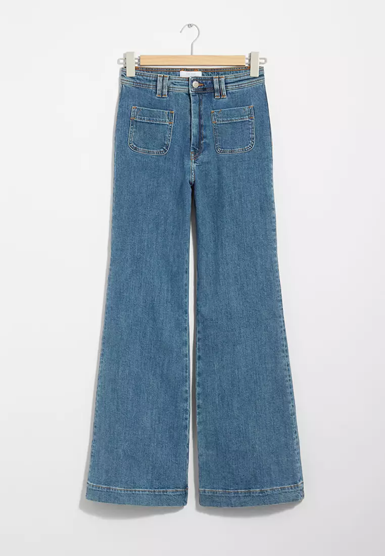 Buy & Other Stories Patch-Pocket Bootcut Jeans 2025 Online