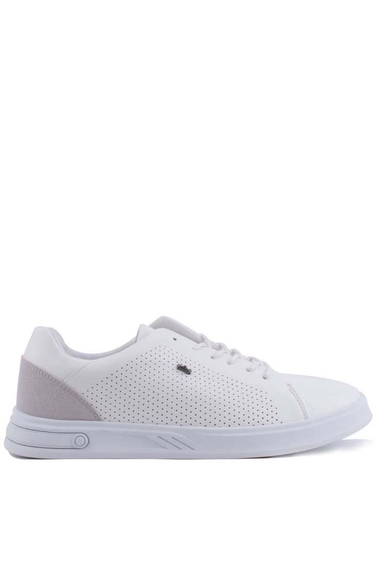 LR LARRIE Men's White Premium Sneakers