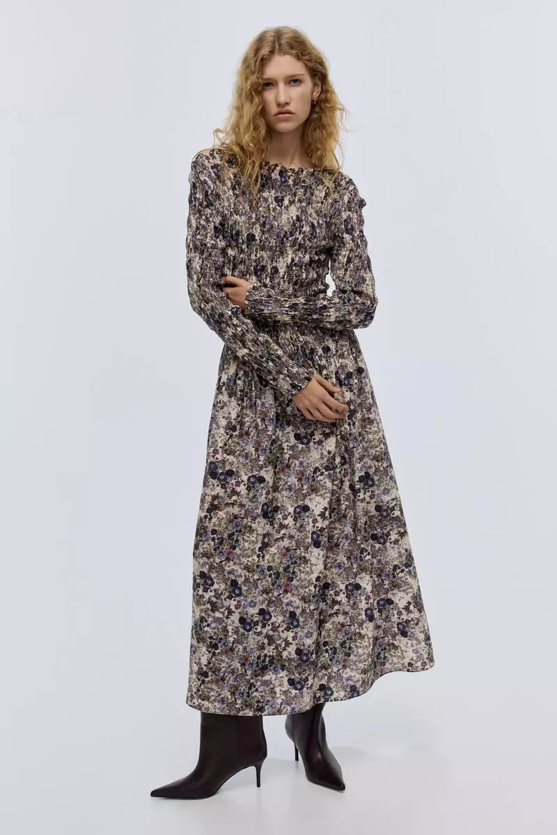long dress with shrug for women Stunning Lavender Long Shrug Indo-Western Dress – Tulsistudiolifestyle main image 1