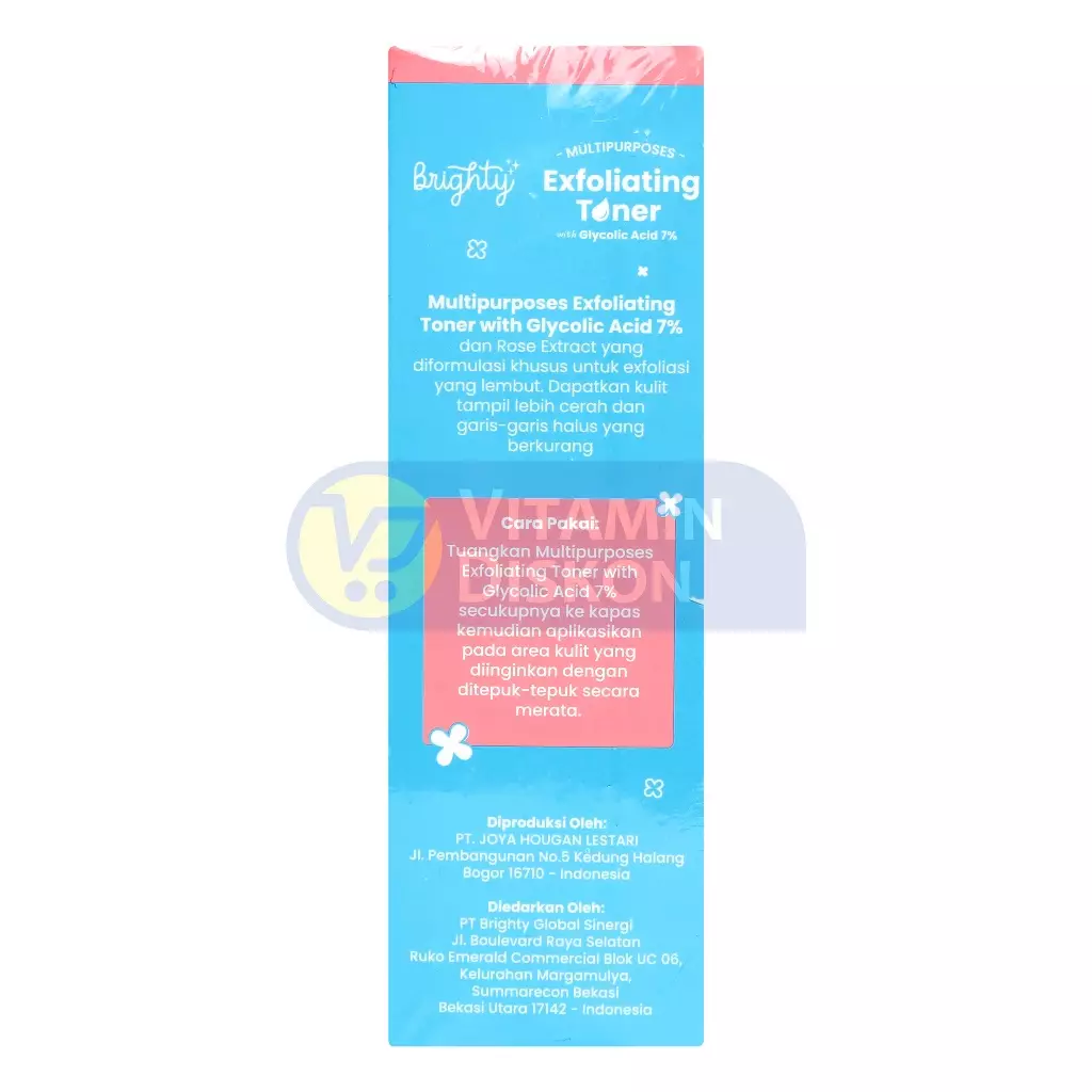 BRIGHTY MULTIPUPOSES EXFOLIATING TONER 130ML