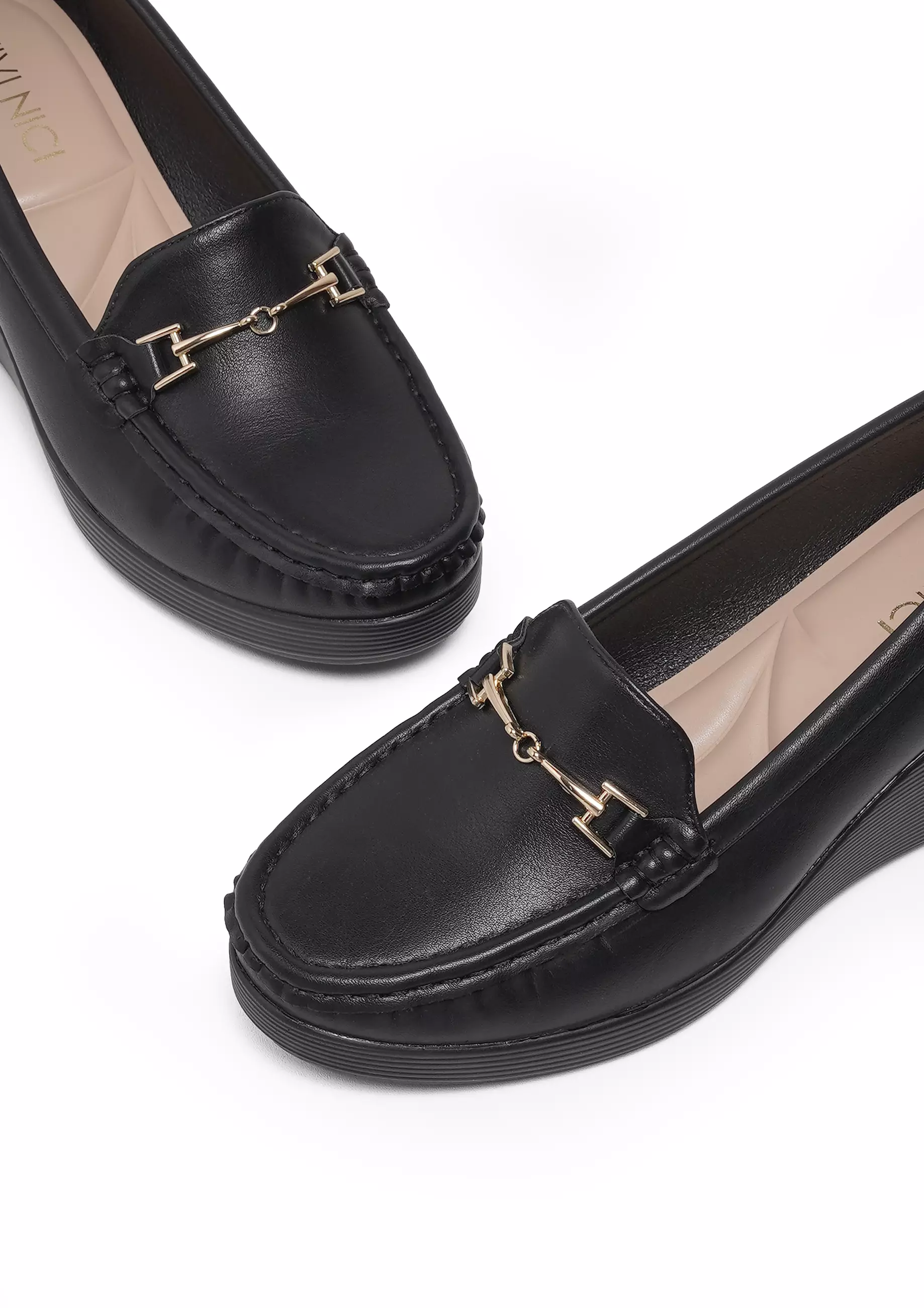 VIVI NICI - Gillian Sepatu Kerja Wanita Hak 7 Cm Black Solid