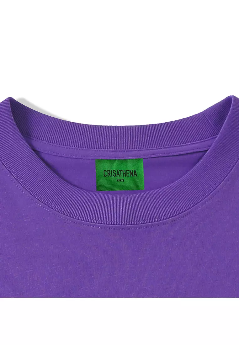 Rose Graphic T-Shirt in Violet