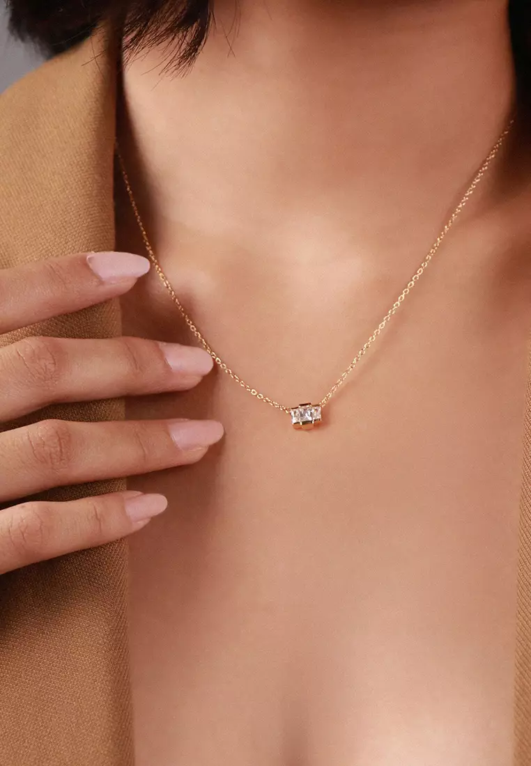 Vermeil Square Bar Ring