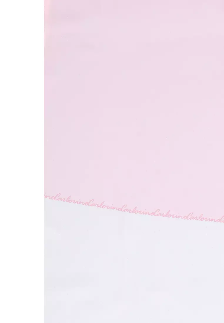Light Pink CR Ocean Veil Scarf