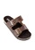 Otto brown Double Strap Buckled Sandals 42BE9SH5A75418GS_1