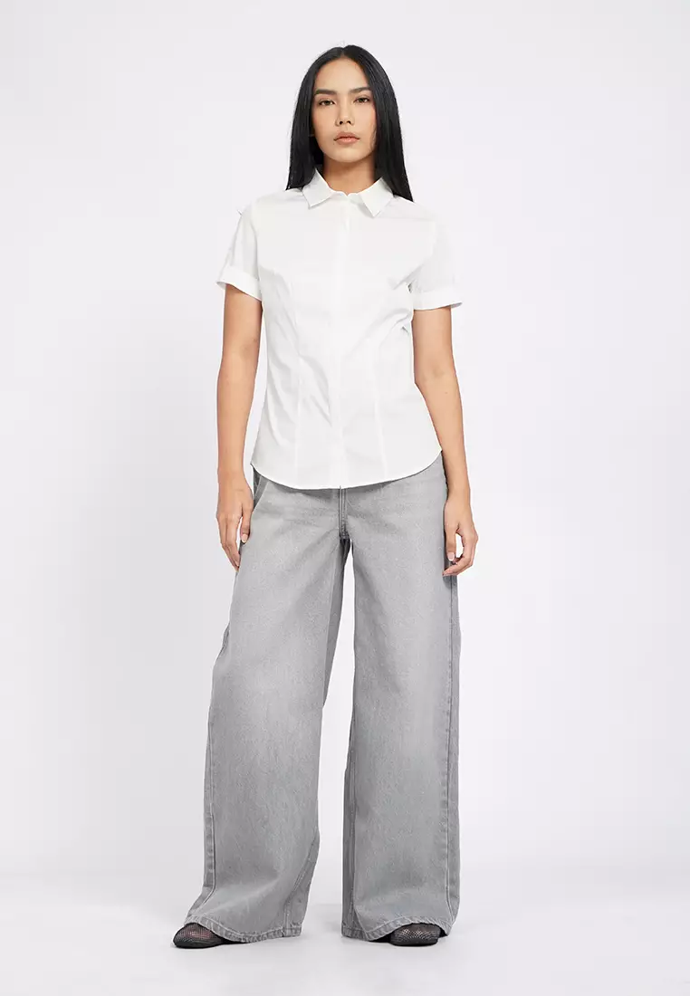 Short Sleeve Fitted Shirt