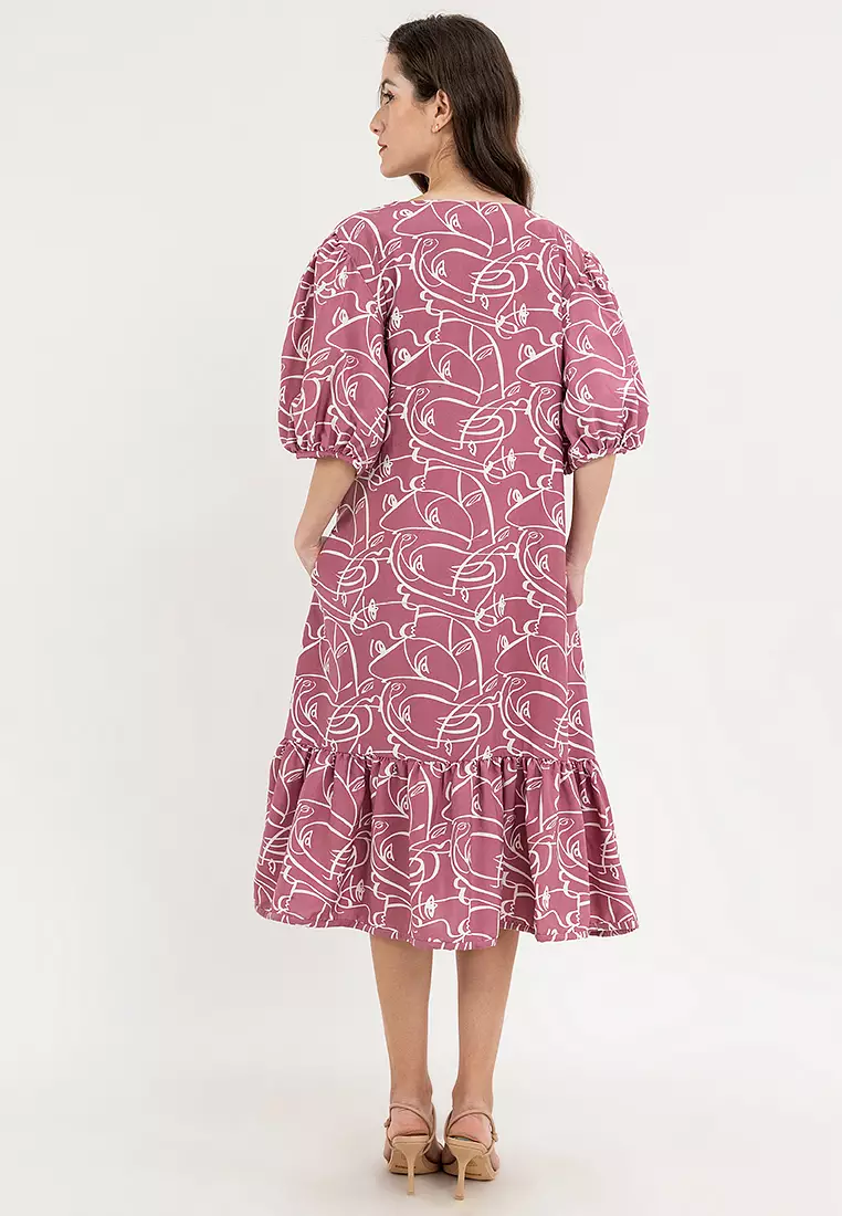 Serena Printed Dress