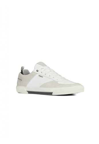 GEOX white Kaven Men's Sneakers A6C75SHBC18977GS_1