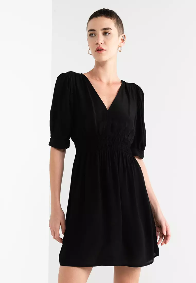 Buy Vero Moda Lyla V-Neck Smock Dress 2024 Online