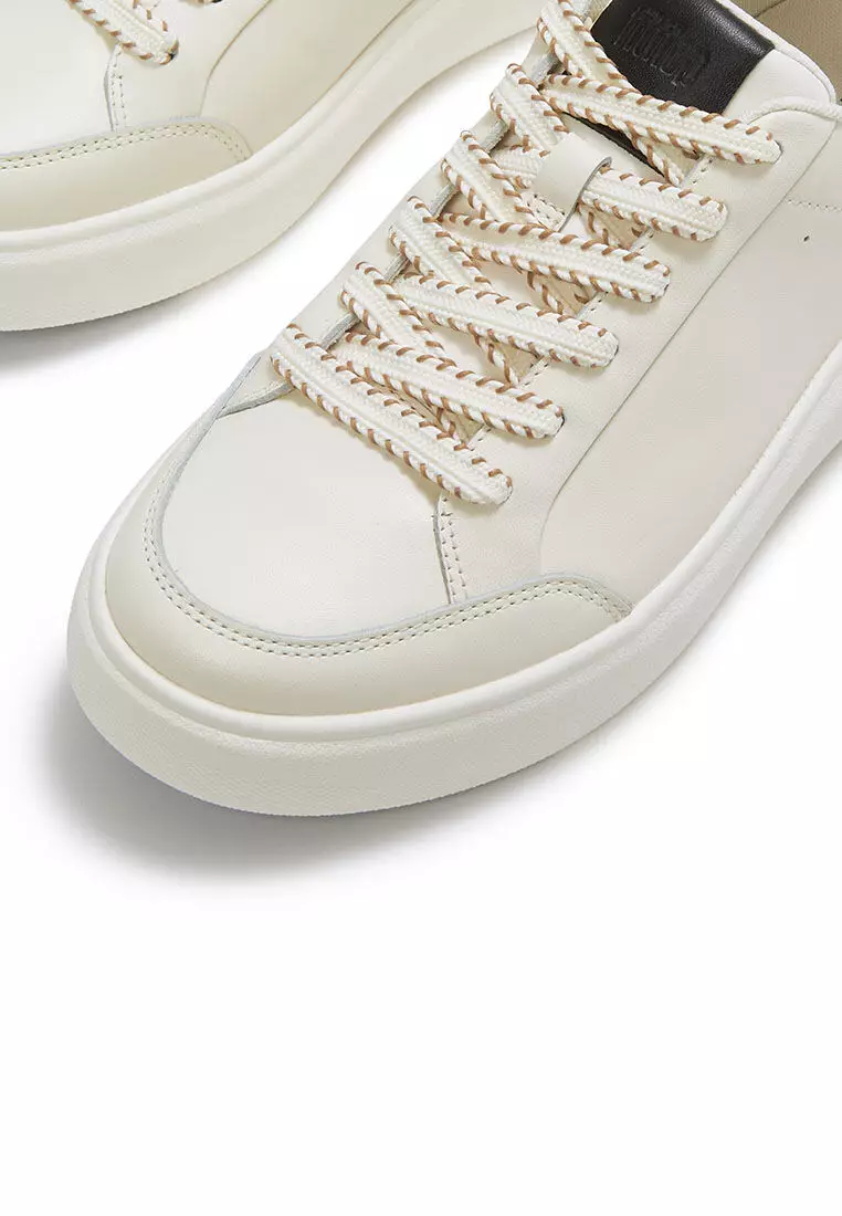 Rtg Blanket-Stitch Leather Sneakers