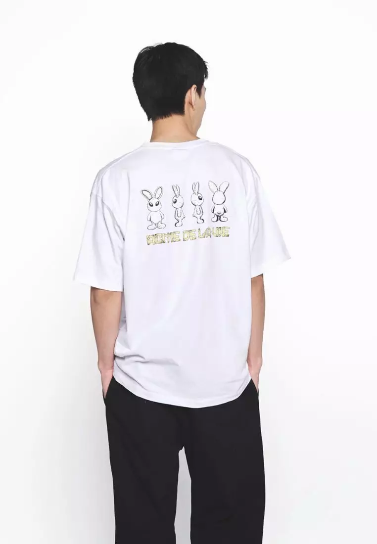 Mugshot Alien Short Sleeve T-Shirt White