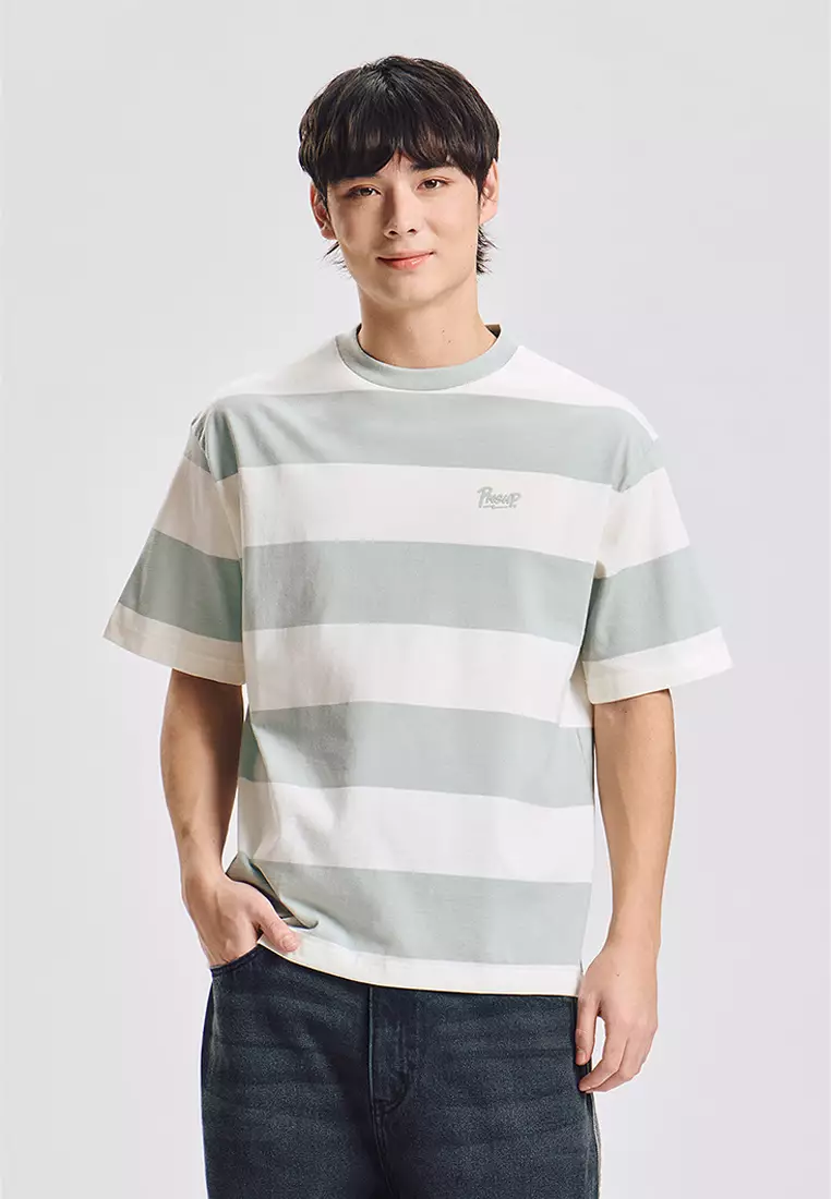 Penshoppe Relaxed Striped T-shirt