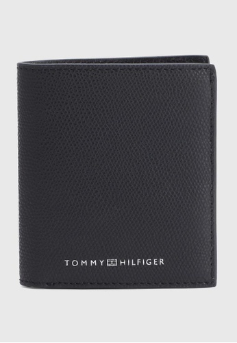 Tommy Hilfiger black Men's Business Leather Trifold Wallet F1528AC8EAB7DBGS_1