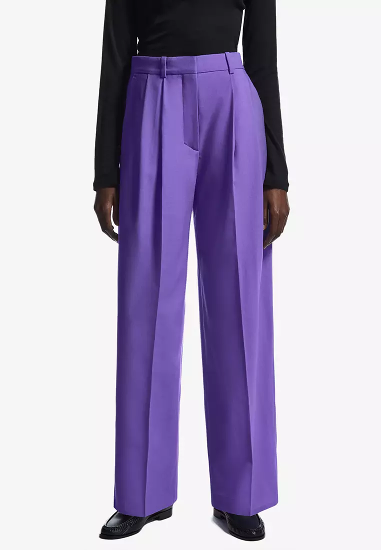 COS Wide-Leg Tailored Wool Trousers 2024 | Buy COS Online | ZALORA Hong ...