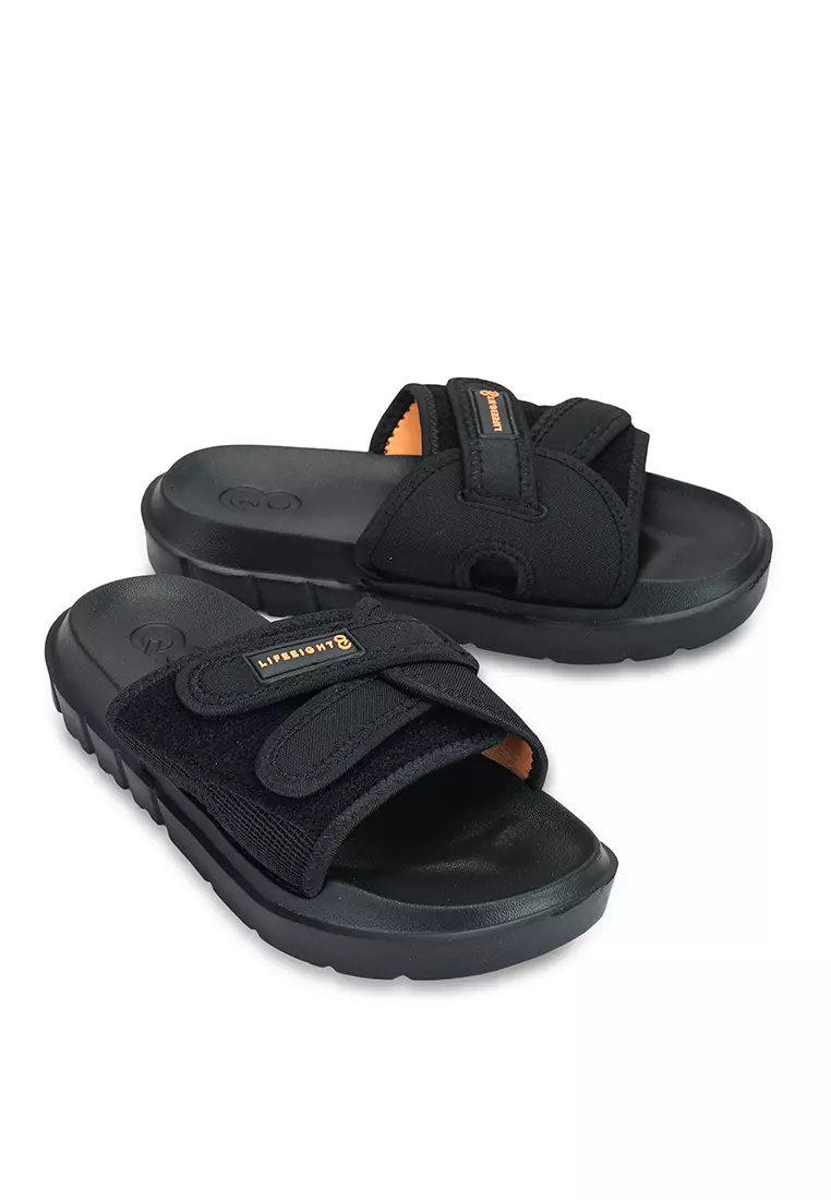 Discount on Life8  shoes - SKU: Sport Adjustable V-Strap Platform Slippers