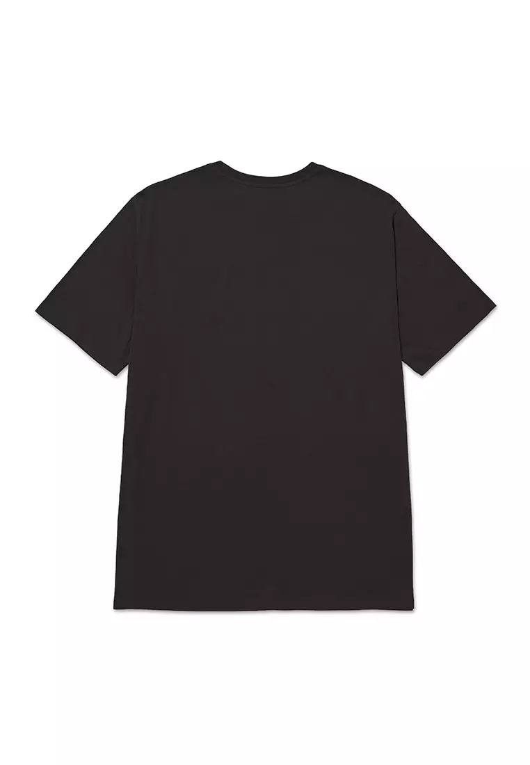 Men's CAT Small Logo Tee - Pitch Black Trademark (4010791-12742) | Apparels