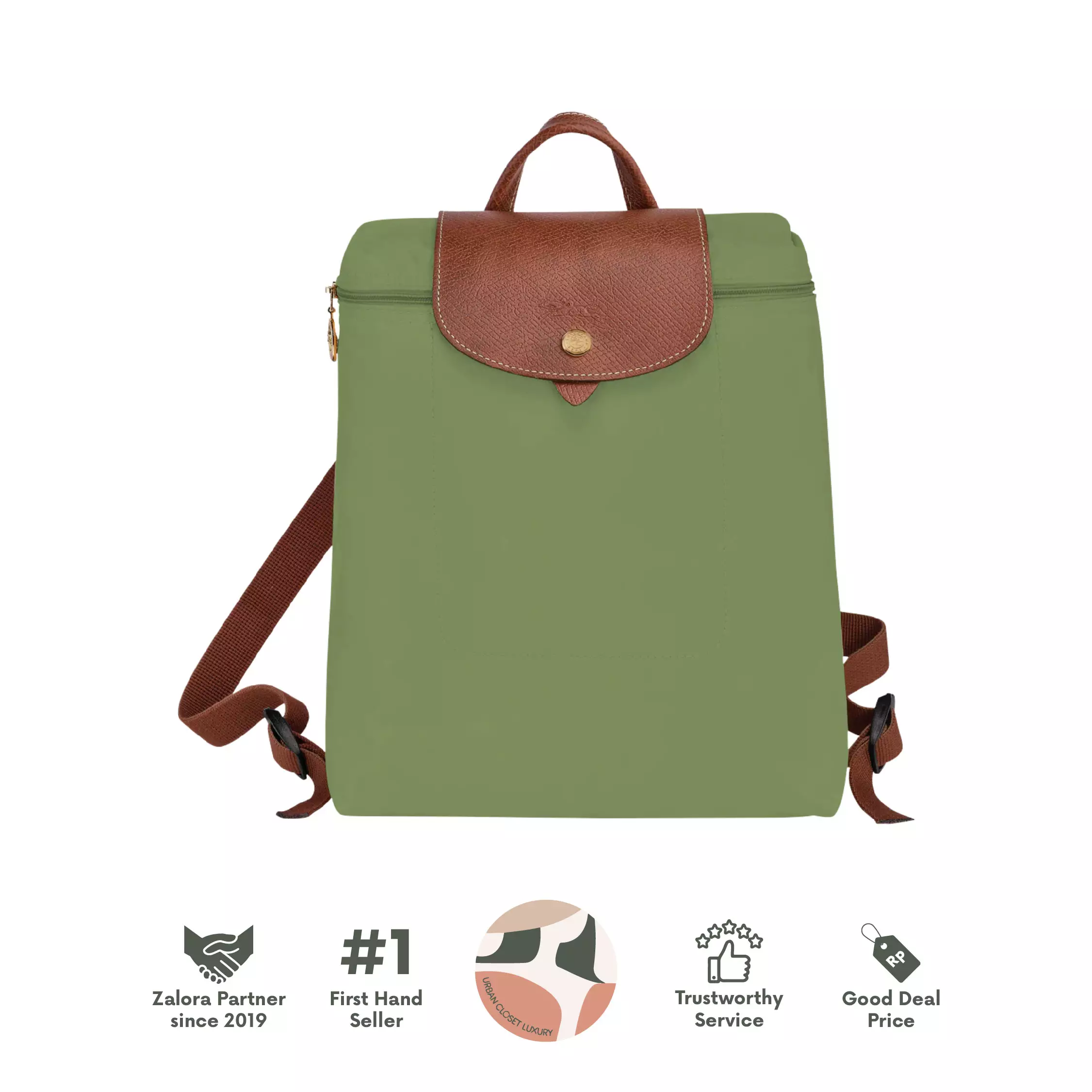 Le Pliage Original Backpack Green