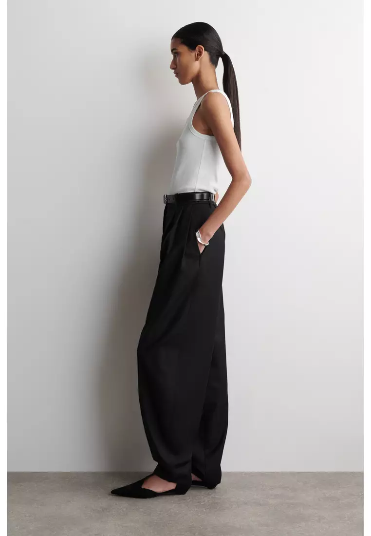RIBBED COTTON TANK TOP