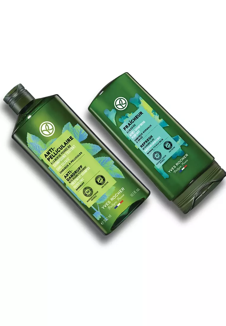 Anti Dandruff Shampoo 300ml & Refresh Purifying Conditioner 200ml Original Hair Care Bestseller Flakes Free Sulfate-Free