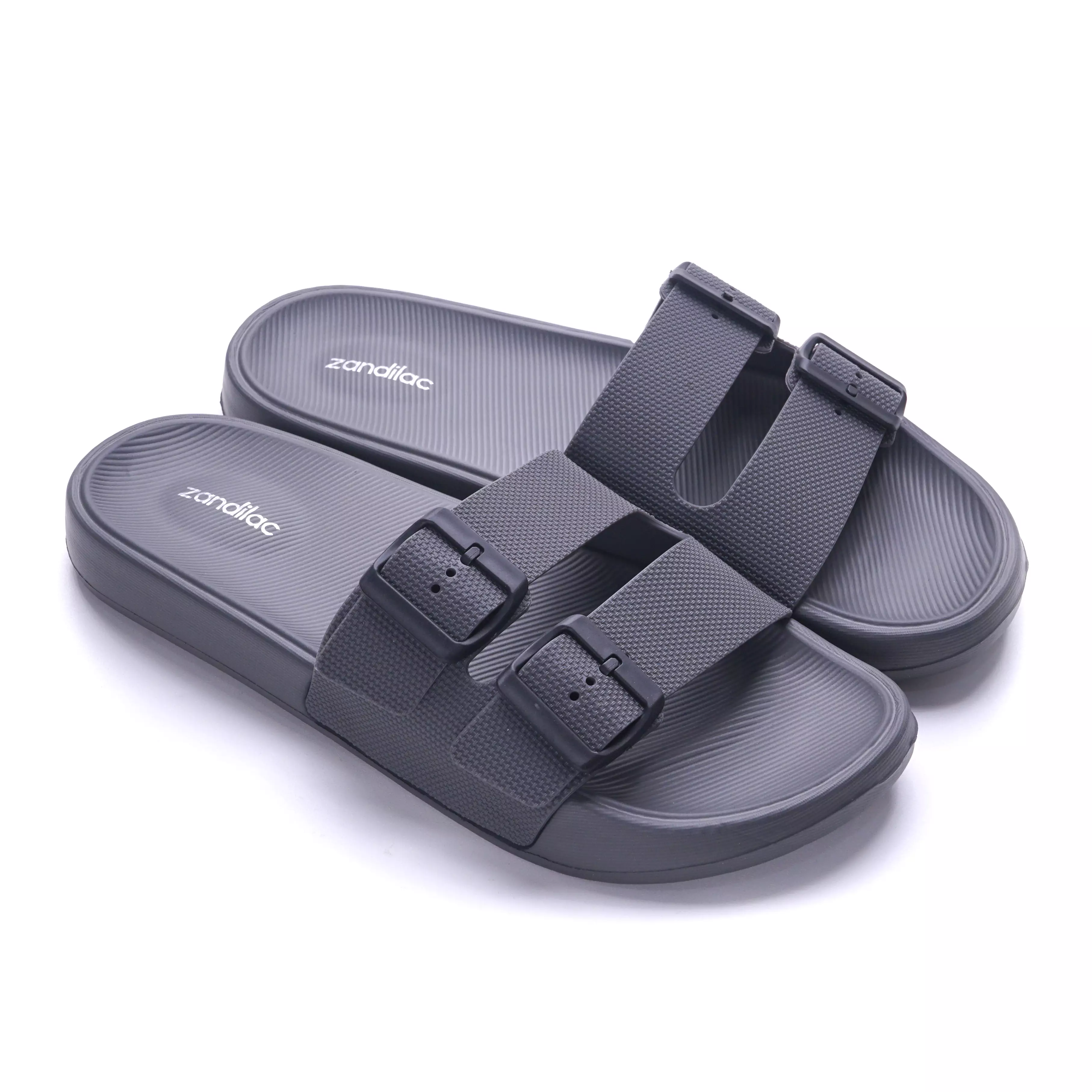 ZANDILAC - SANDAL LAKI DEWASA CH122241LD - ABU TUA  full karet