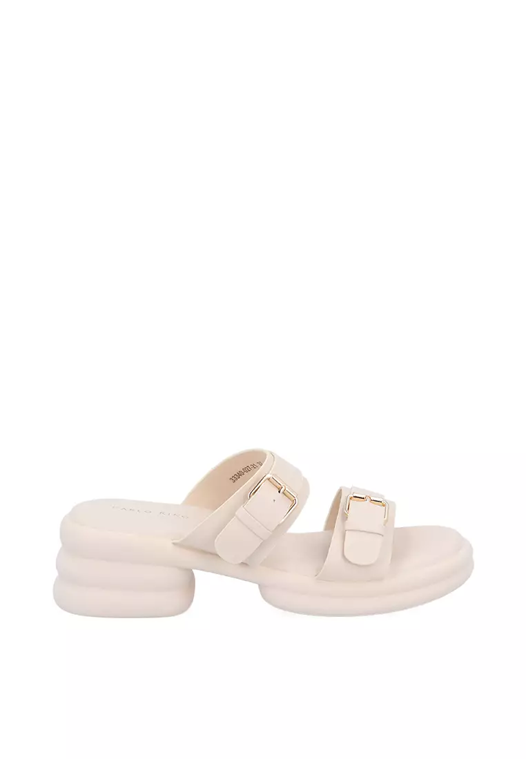Buy Carlo Rino Beige CR Isla Duo-Strap Sandals 2026 Online | ZALORA