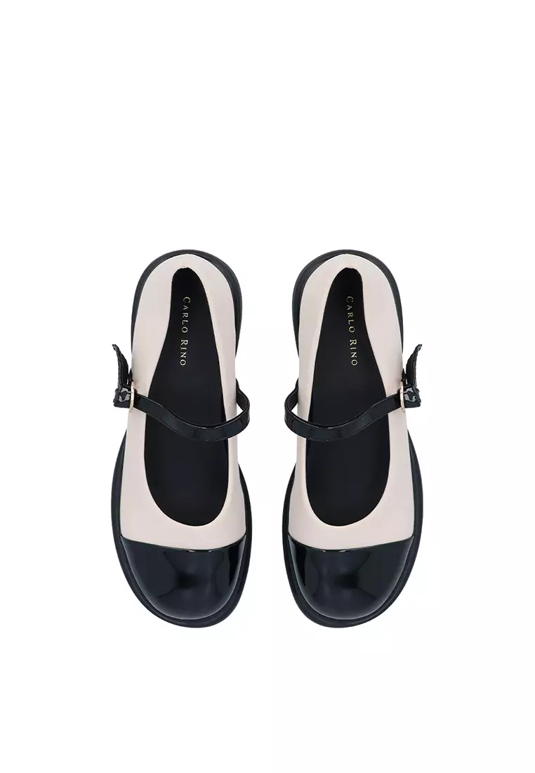 Nude CR Mary Jane Pumps