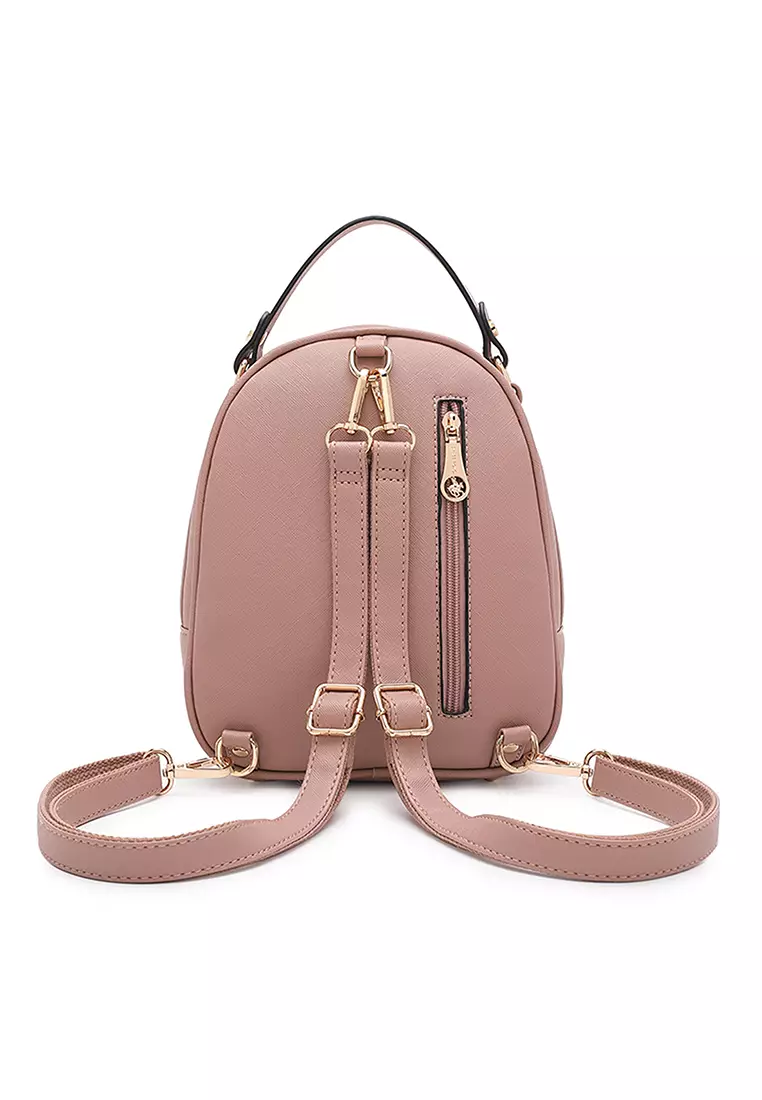 Women's Casual 2-Way Backpack - Pink