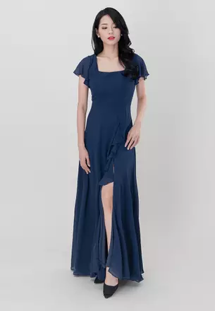 sachin and babi light blue dress Mature and Classy Gown for Birthday main image 0