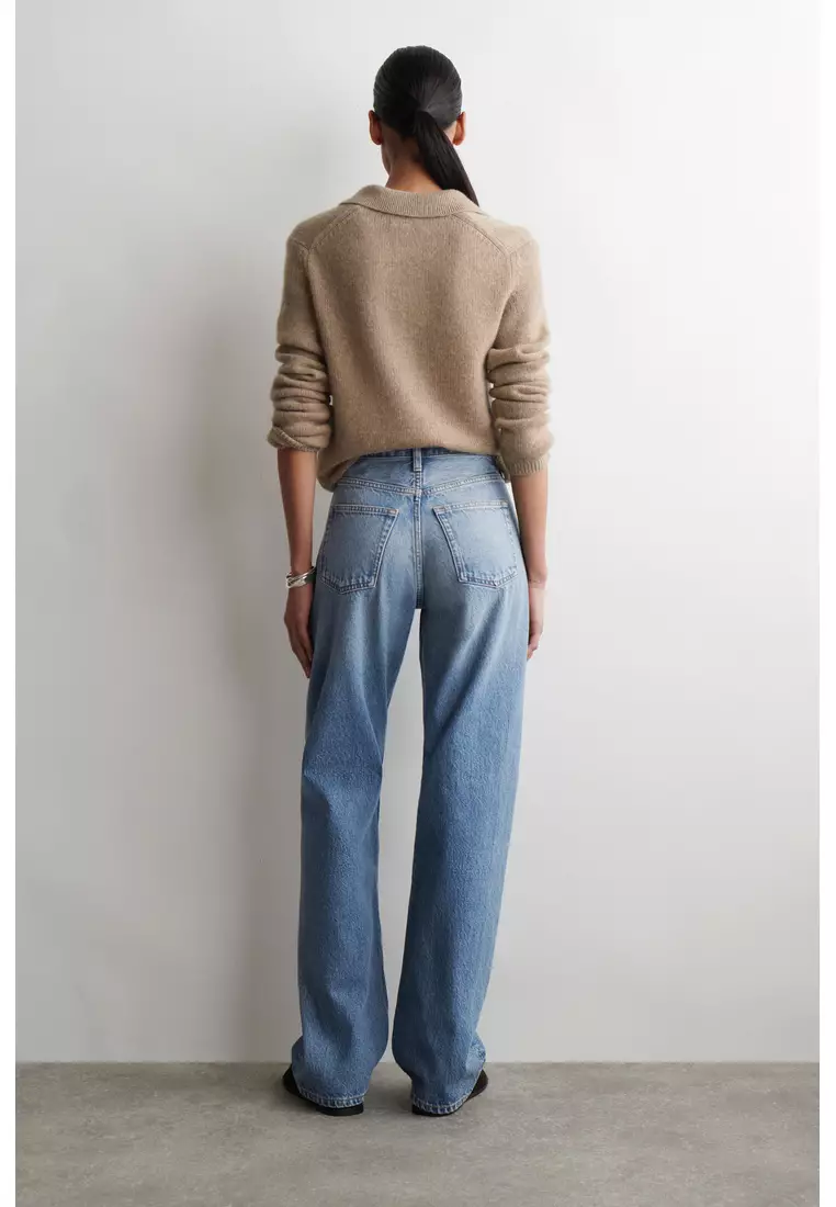 CHORD STRAIGHT-LEG JEANS