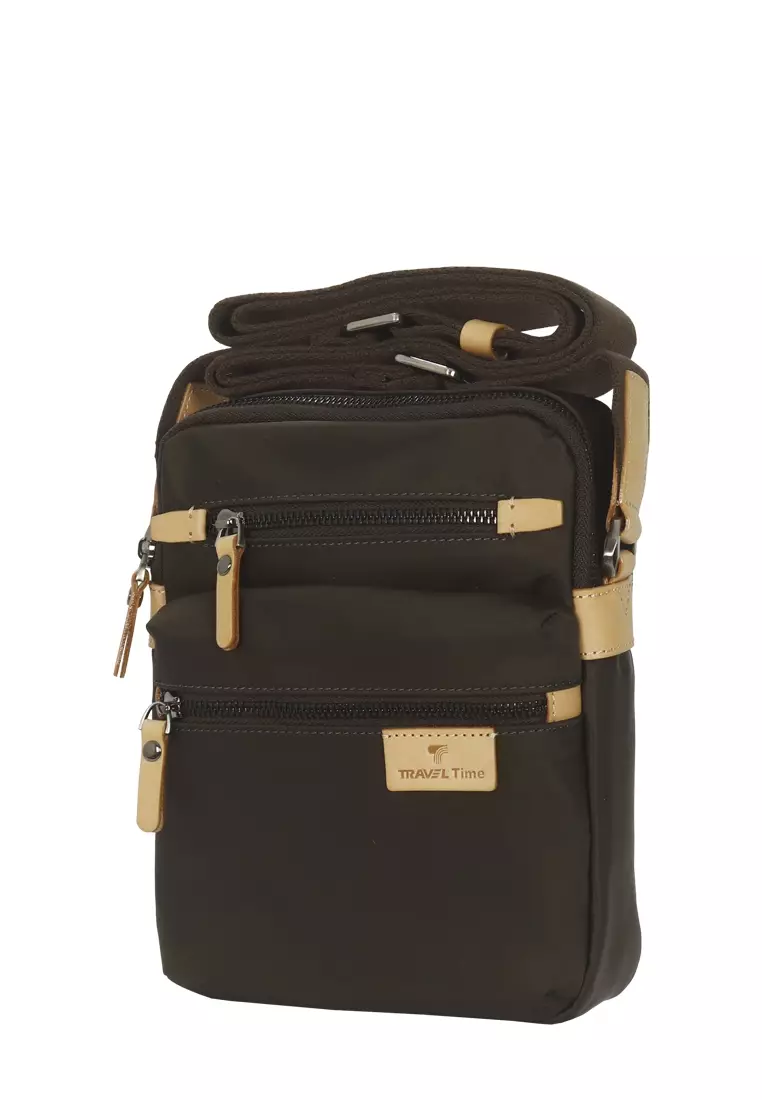 Travel Time Sling Bag 606-710467021 - Brown