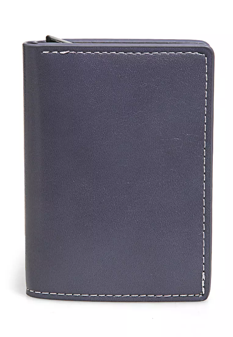 Dompet Kartu Unisex Card Wallet Simple Design Many Slot Material Leather ORIGINAL