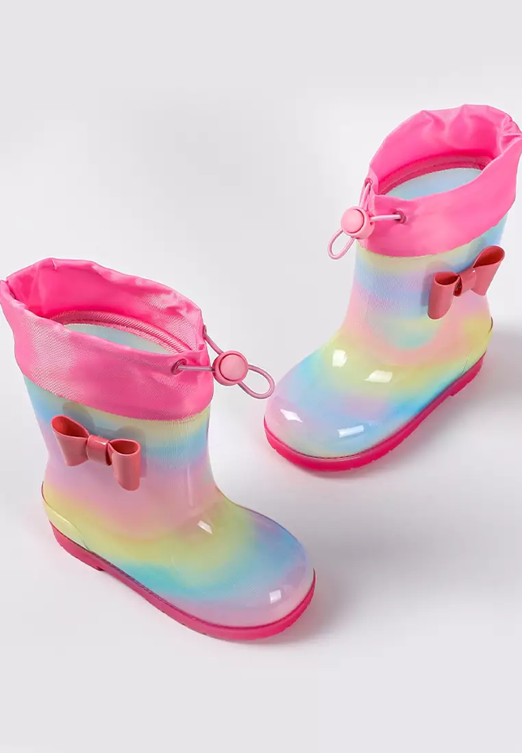 Buy Twenty Eight Shoes VANSA Rainbow Waterproof Mid Rain Boots VSK