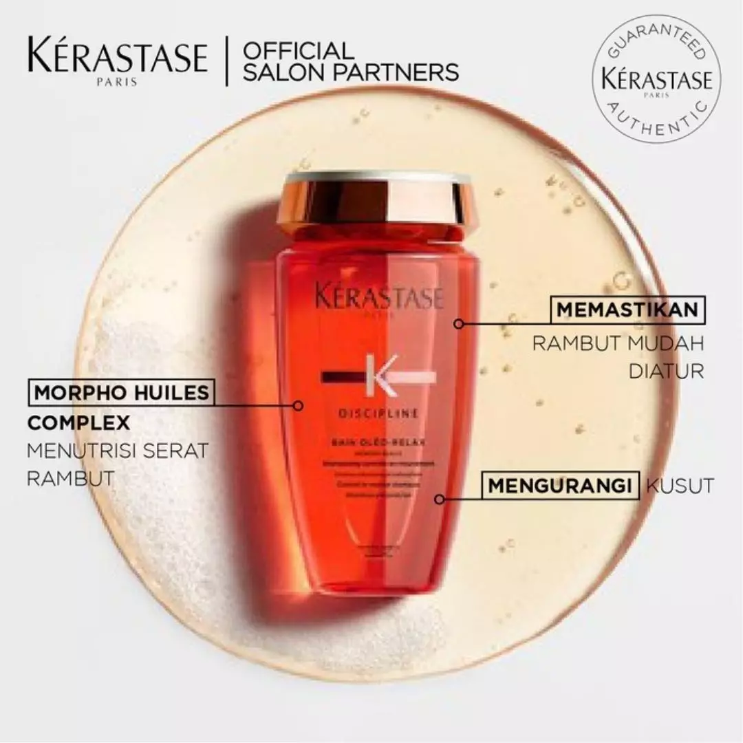 Kerastase Bain Oleo-Relax 250ml Shampoo Rambut Sulit Diatur