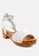 Rag & CO. white Wooden Clogs in Leather A89BCSH7E86271GS_2