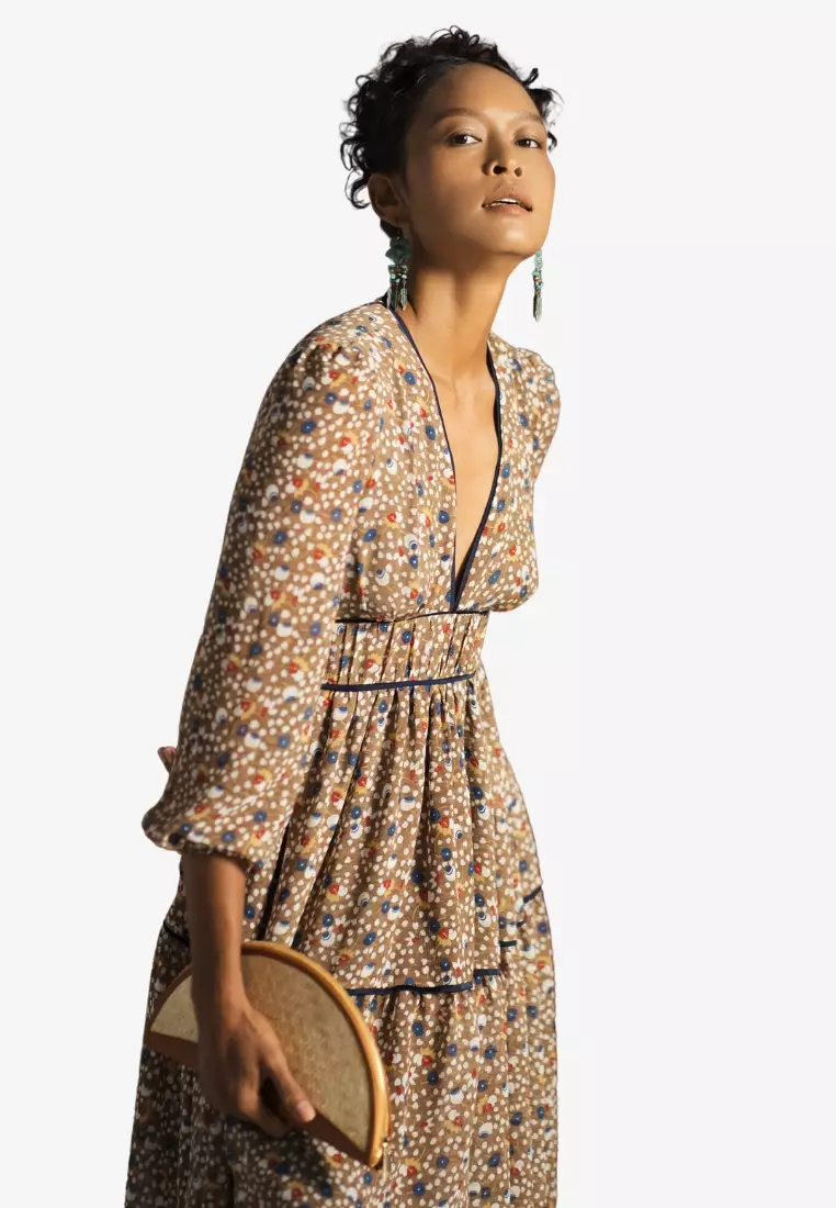 Summer Get Away Maxi Chiffon Dress