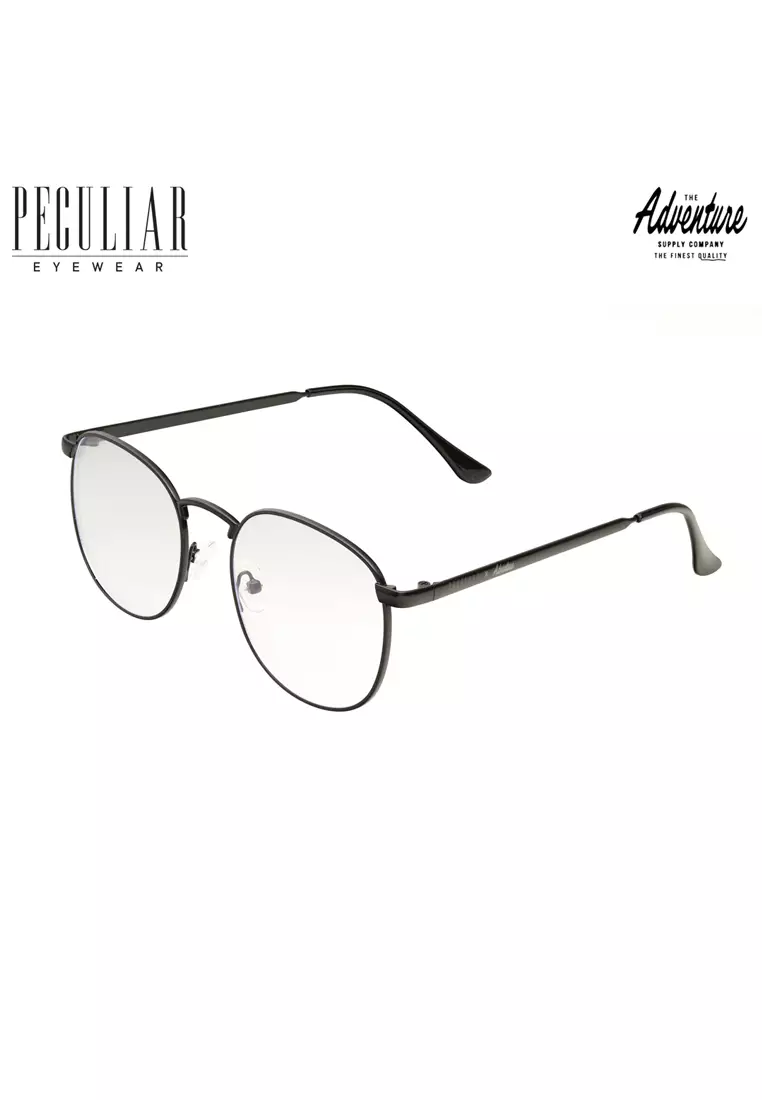 Adventure X Peculiar Eyewear Anti-Radiation UV400 Replaceable Lenses for Men and Women - Computer Glasses - Black