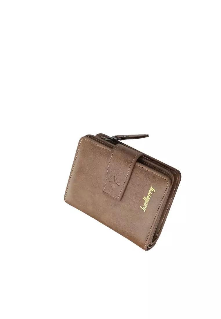 Dompet Pria Wanita Bahan Kulit PU Leather Premium BAEOS