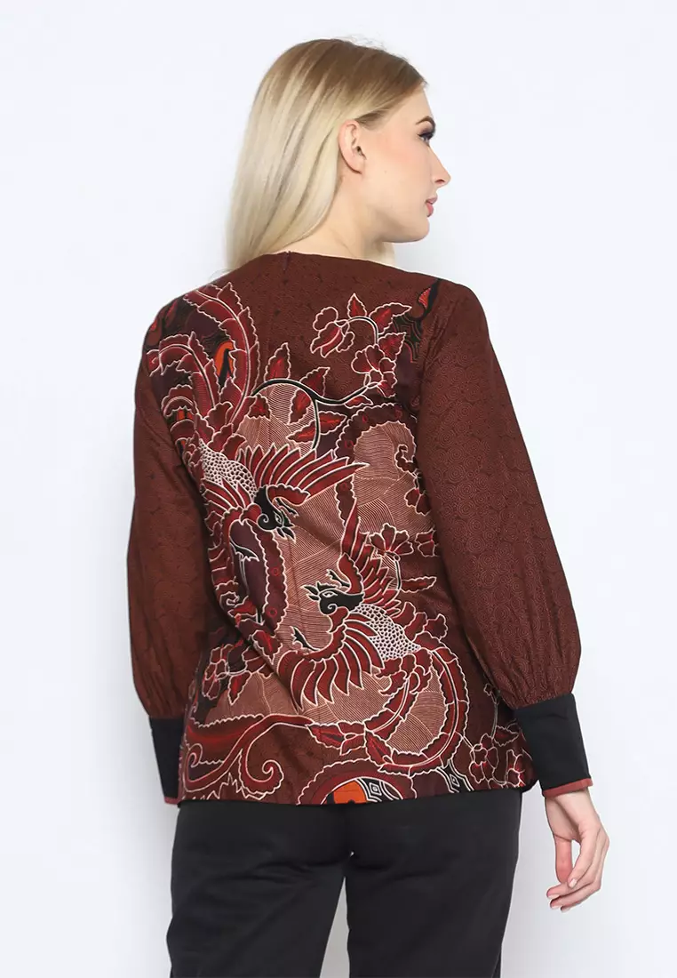 My Aksa batik Wanita Blouse Cassia Cairo