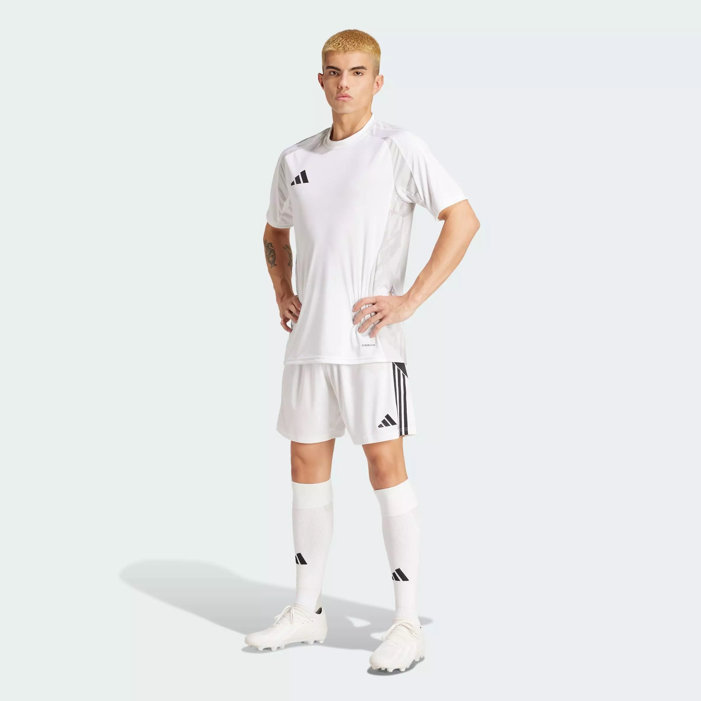 Football Tiro 24 Shorts Men White IR9380