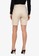 ZALORA WORK beige Faux Leather City Shorts D57EEAA2CAD0E9GS_2