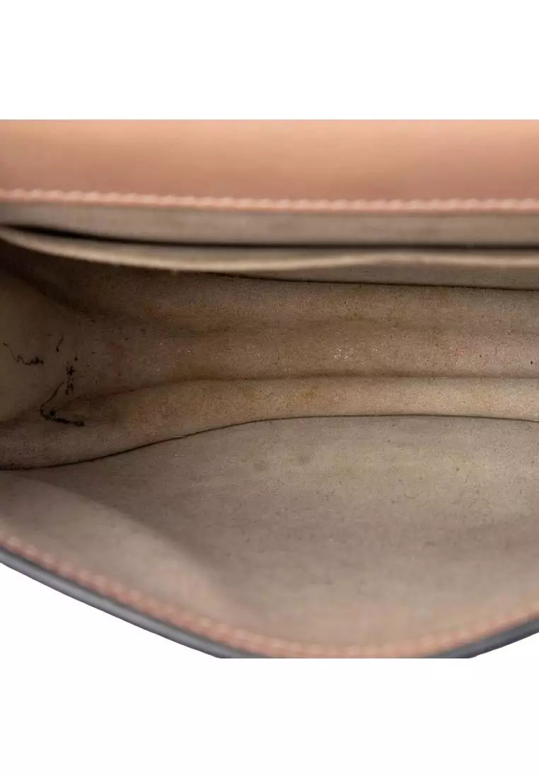 Pre-Loved Chloé Medium Leather Nile Bracelet Satchel