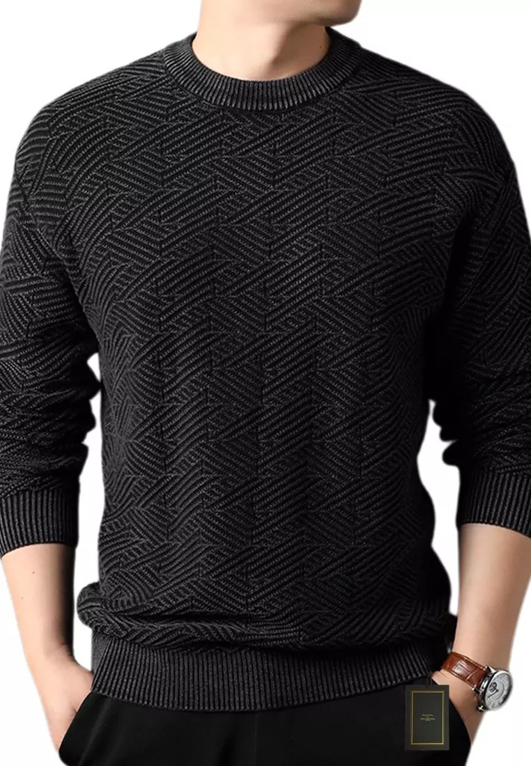 Jacquard Knitted Sweater BD-HPN3301