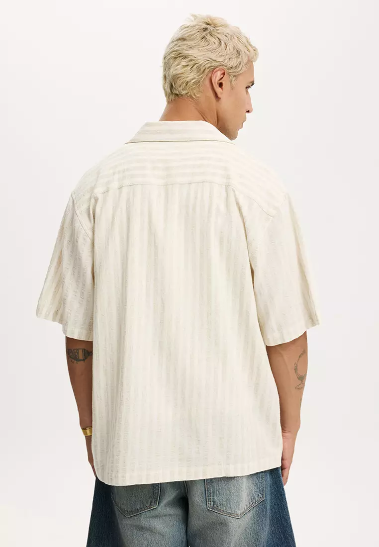 Textured Short Sleeve Shirt