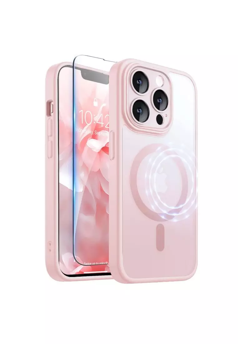 Buy MobileHub iPhone 15 Pro Clear Matte Magnetic Slim Hard