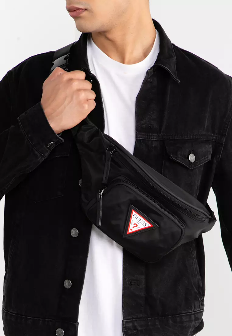 Guess bum bag mens top