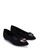 VINCCI black Pointed Toe Flats. 602BBSHEB29254GS_2