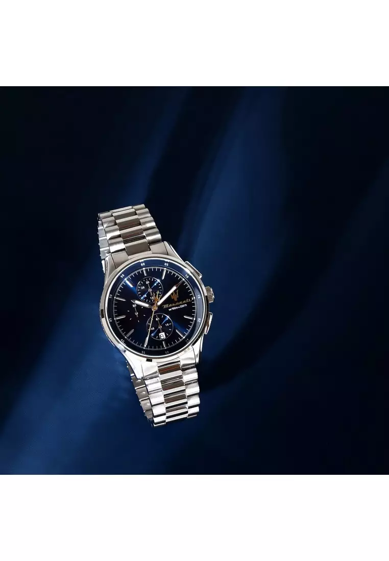 【2 Years Warranty】 Maserati Sorpasso 42mm Men's Quartz Watch Luminous Dial Hands R8873624004