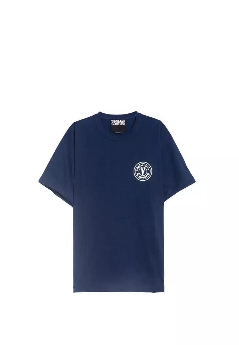 Embroidered V-Emblem T-Shirt